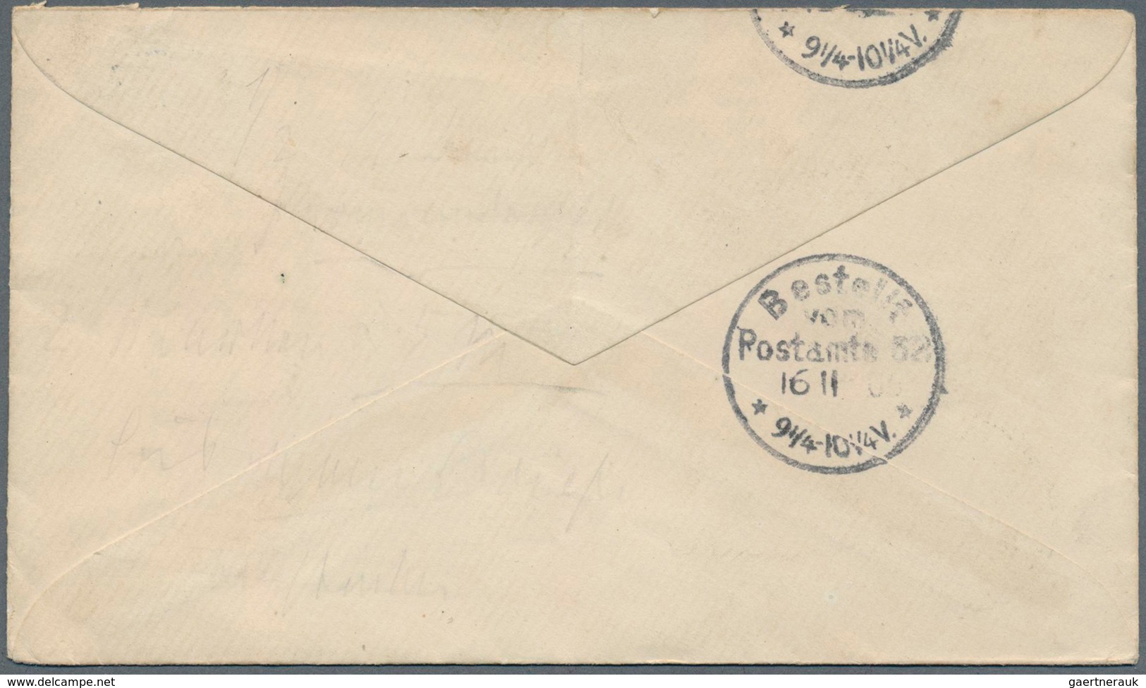 12146 Liberia: 1905, 5 C Carmine Roberts, Postal Stationery Envelope, Sent By DEUTSCHE SEEPOST / LINIE HAM - Liberia