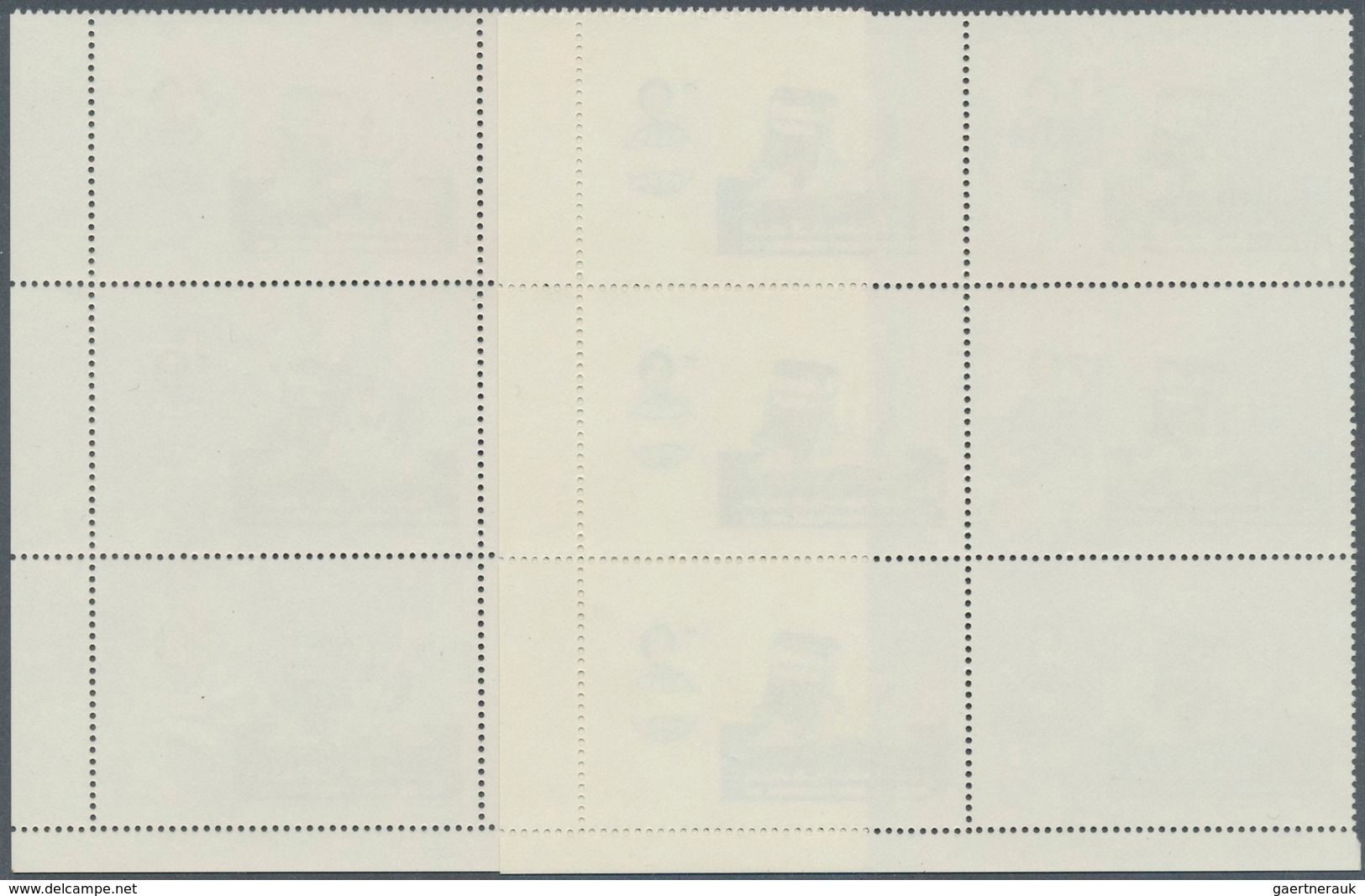 12165 Libyen: 1991, Peoples Authority Declaration In Two Different PROGRESSIVE PROOF Blocks Of Six From Lo - Libye