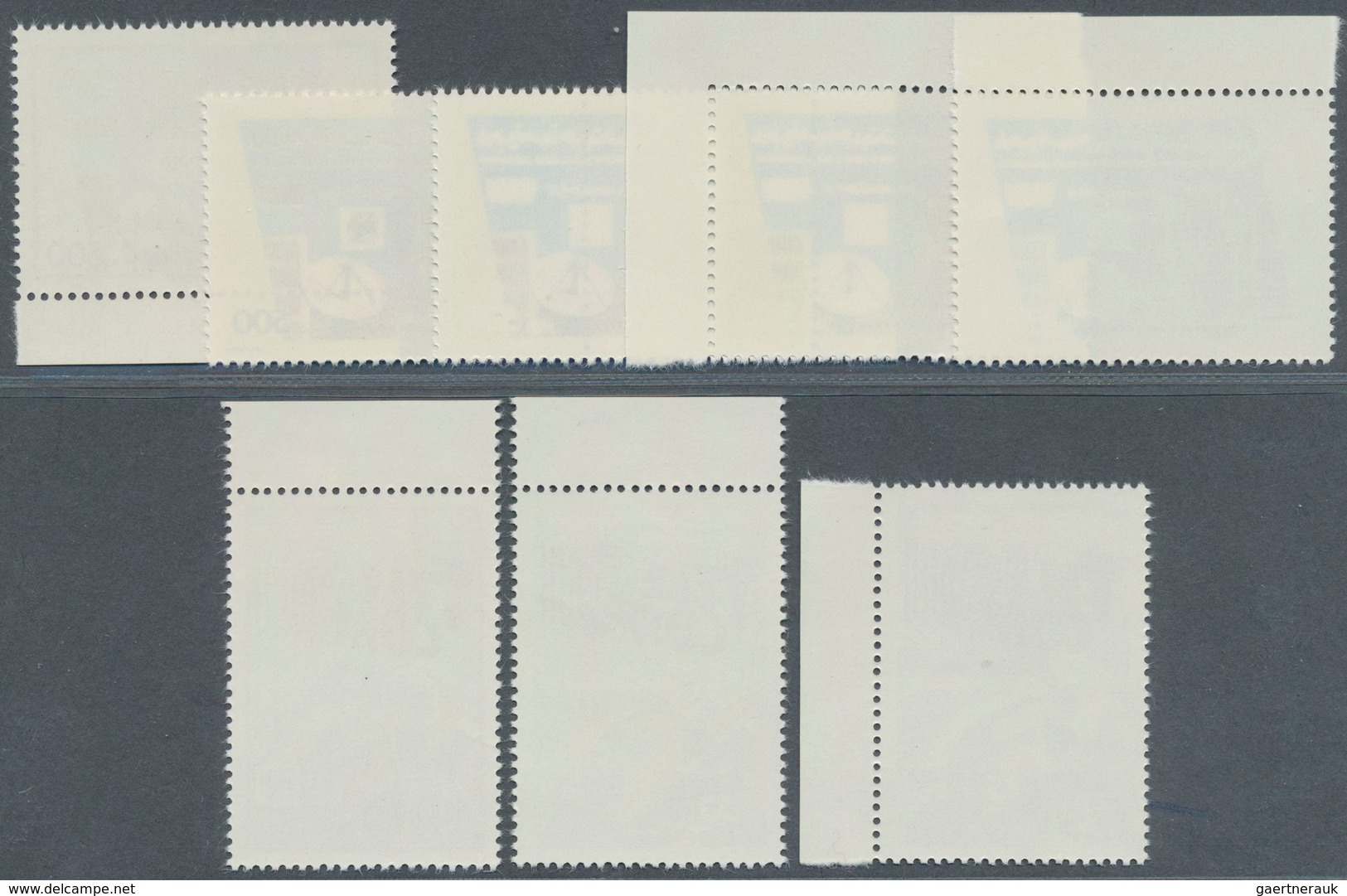 12168 Libyen: 1991, Telecommunication 100dh. In Two Diff. Progressive Proofs And 500dh. In Four Different - Libyen