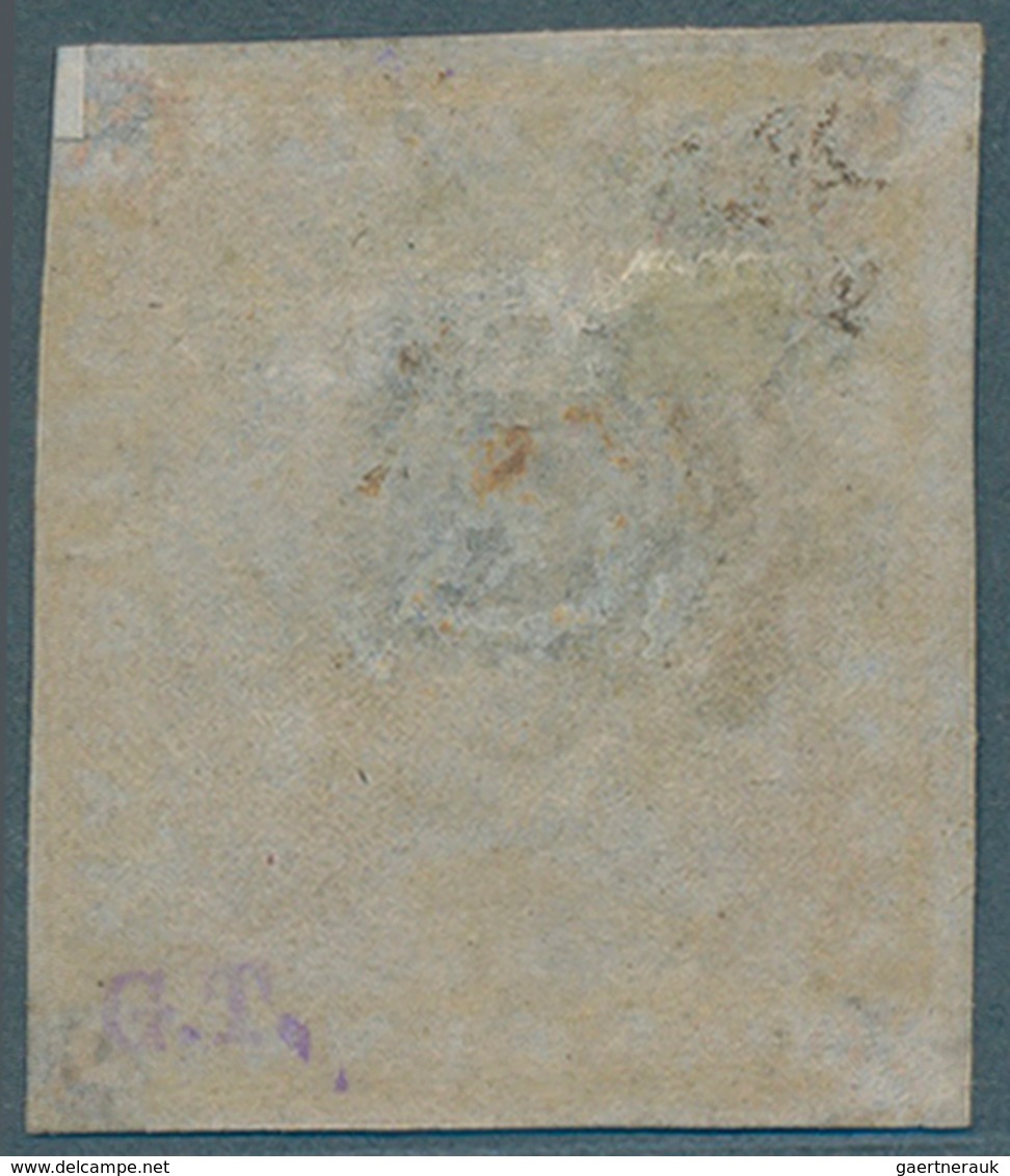 12224 Mauritius: 1853, 1d. Vermilion, Early Impression, Fresh Colour, Close To Large Margins, Repaired, Fi - Mauritius (...-1967)