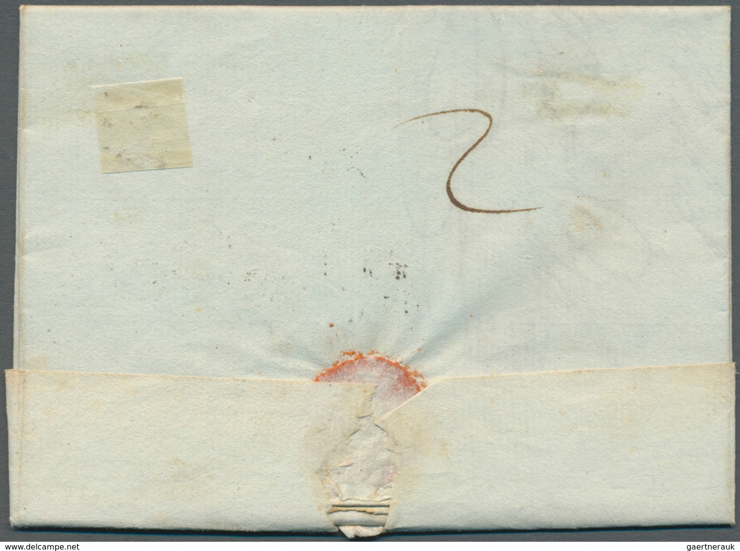 12239 Mexiko: 1818, Spanish Colony: Complete Folded Letter Cover With Clear Strike FRANCO / EN XALAPA, Sen - Mexiko