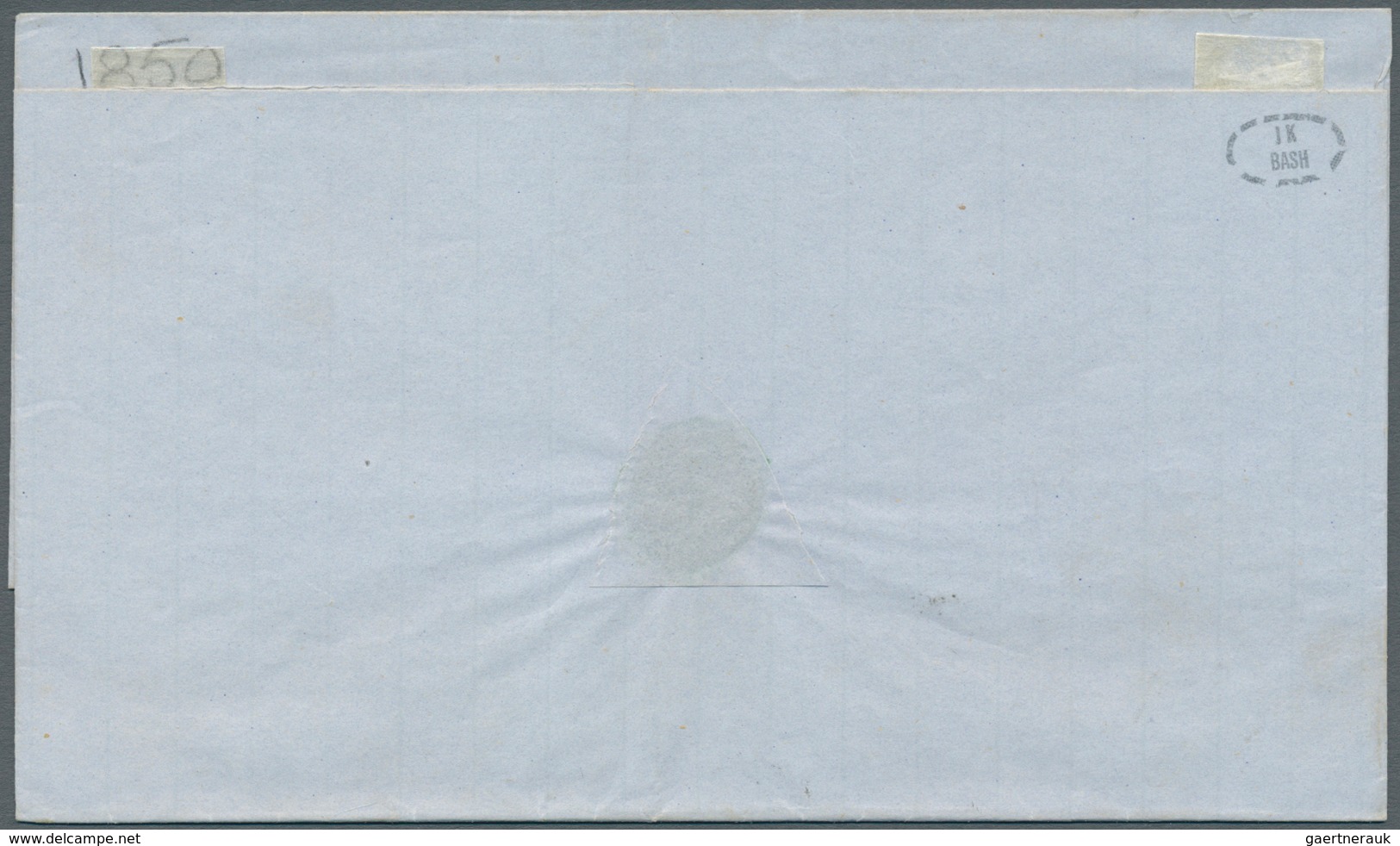 12246 Mexiko: 1849, Folded Letter Cover With Red Boxed PARRAL To Durango Together With 1850 Folded Letter - Mexiko