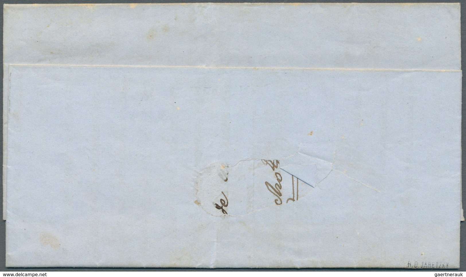 12248 Mexiko: 1854, Complete Folded Letter Cover With Clear Single-line SOYANIQILPAN From The Escandon Cor - Mexiko