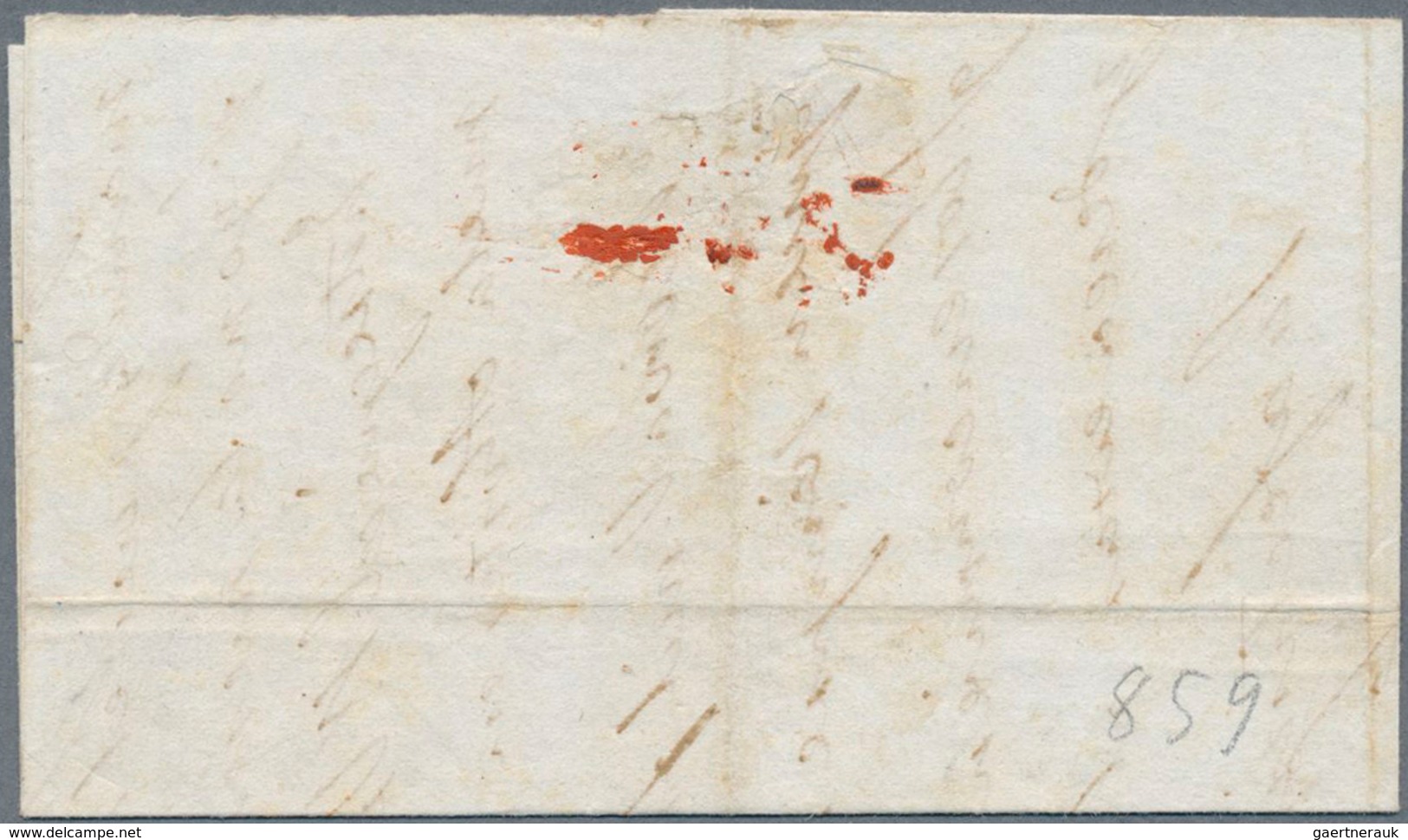 12359 Peru: 1800/1831, Three Complete Folded Letters With One-liner LIMA (in Black) To Trujillo, TACNA And - Pérou