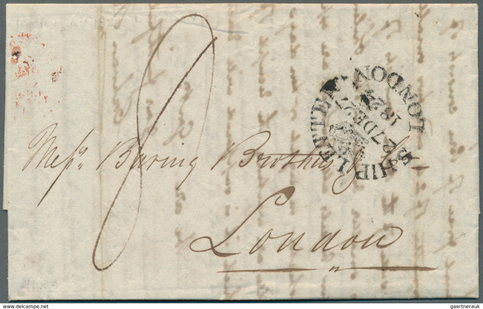 12360 Peru: 1824, Complete Folded Letter Cover From LIMA, Dated August 31th 1824, Forwarded To Buenos Aire - Peru