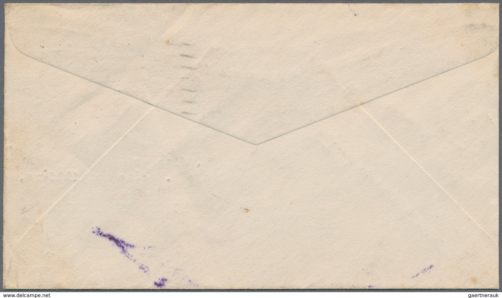 12402 St. Pierre Und Miquelon - Portomarken: 1942, Overprint Issue 50 C. Green, Horiozontal Pair Tied By C - Segnatasse