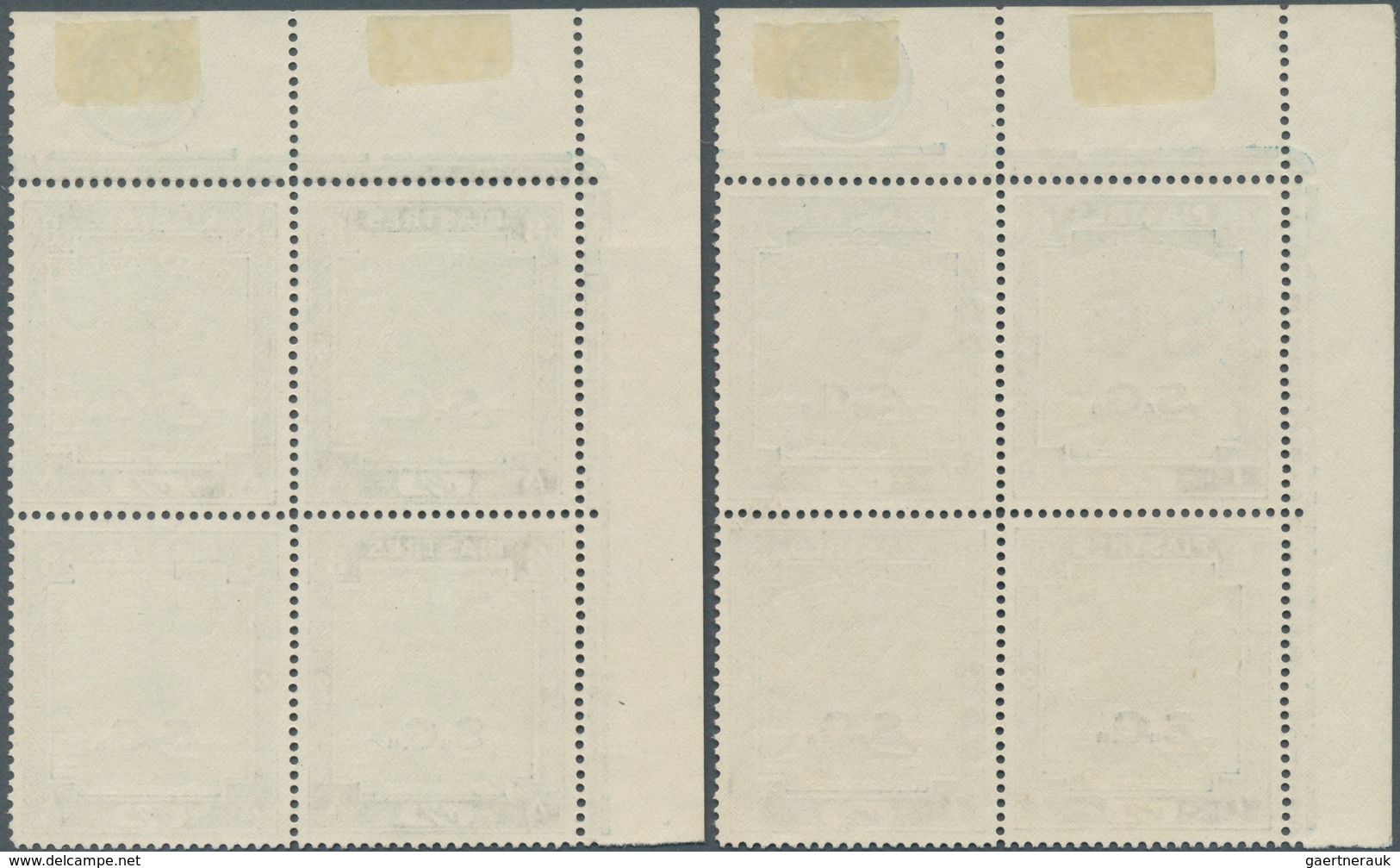 12463 Sudan - Dienstmarken Regierung: 1946, Arab Postman (Camel Rider) Four Different Values Incl. 3pia. R - Soudan (1954-...)