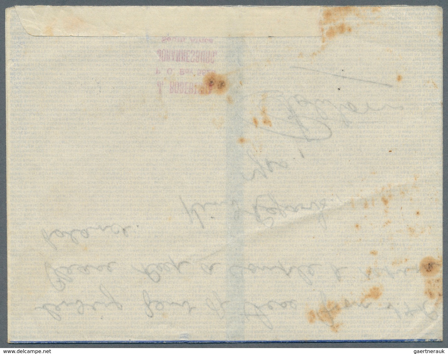 12468 Süd-Rhodesien: 1940/1944, Four ACTIVE SERVICE Lettercards 'Victoria Falls' 3d Blue All Commercially - Rhodésie Du Sud (...-1964)