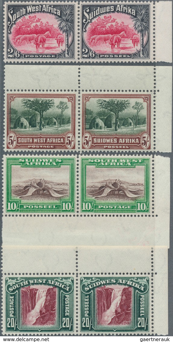 12500 Südwestafrika: 1931, Landscapes ½ D To 20 Sh Complete Set Of 14 Values (without Airmail Stamps) In P - Afrique Du Sud-Ouest (1923-1990)