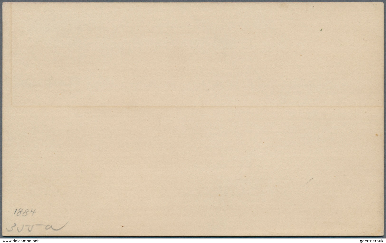 12541 Trinidad Und Tobago: 1884, Stationery Card Very Rare PROOF Victoria 1/2 D In Black On Carton Paper, - Trinité & Tobago (1962-...)
