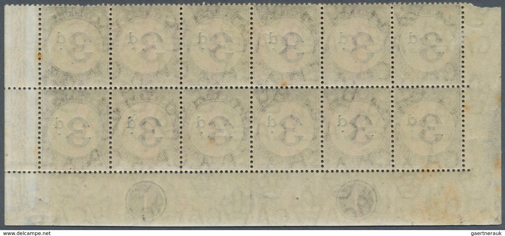 12544 Trinidad Und Tobago - Portomarken: 1905, TRINIDAD: Postage Due 3d. Slate-black With Mult Crown CA Wm - Trinidad & Tobago (1962-...)