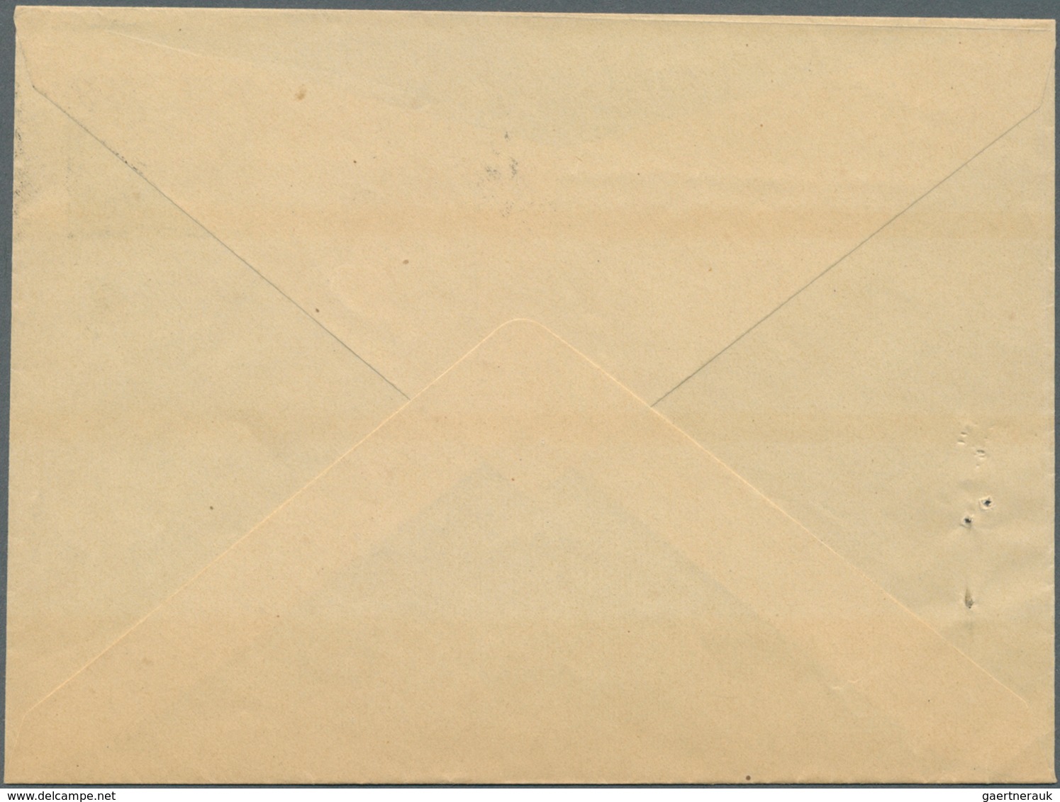 12562 Tunesien: 1906. Essay For Envelope With Postage Die "Plowmen" Black, Handwritten Face Value "10 On 1 - Tunisie (1956-...)