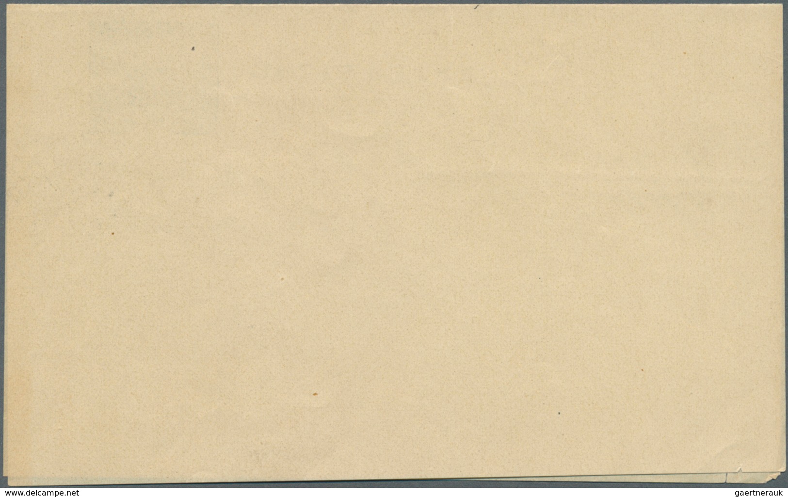 12566 Tunesien: 1909. Essay On Paper For Letter Card With Postage Die "Plowmen" Black, Handwritten Face Va - Tunisie (1956-...)