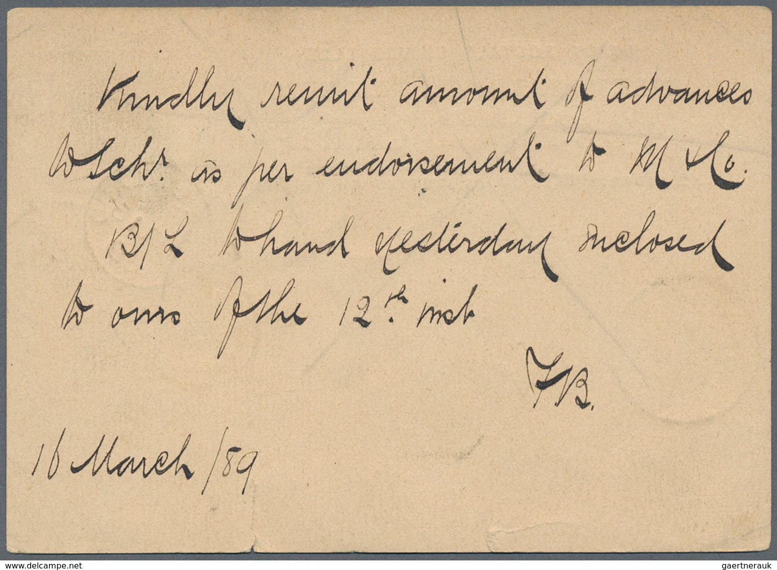 12594 Turks- Und Caicos-Inseln: 1881, 1 1/2 D Red-brown QV Postal Stationery Card From TURKS ISLAND, MR.16 - Turks & Caicos (I. Turques Et Caïques)