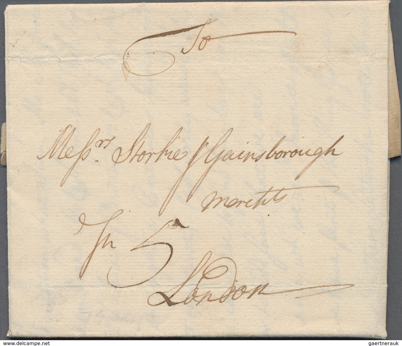 12630 Vereinigte Staaten Von Amerika - Stampless Covers: 1735, Letter Written In NEW YORK, Written Concern - …-1845 Vorphilatelie