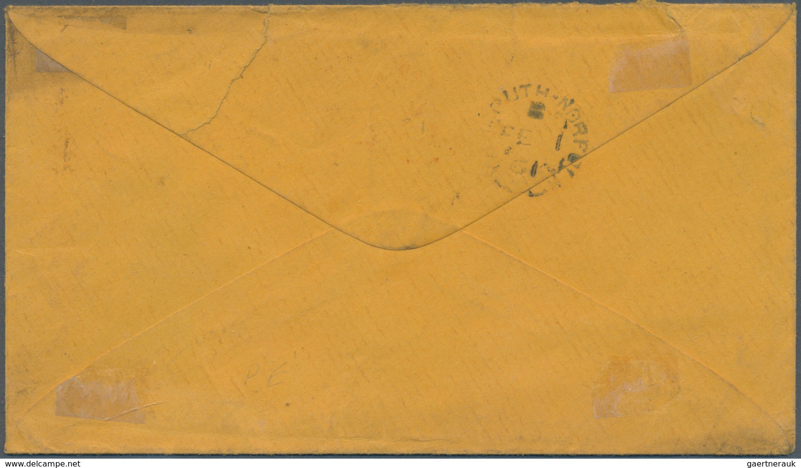 12643 Vereinigte Staaten Von Amerika: 1861. Envelope (minor Opening Faults) Addressed To England Bearing S - Autres & Non Classés