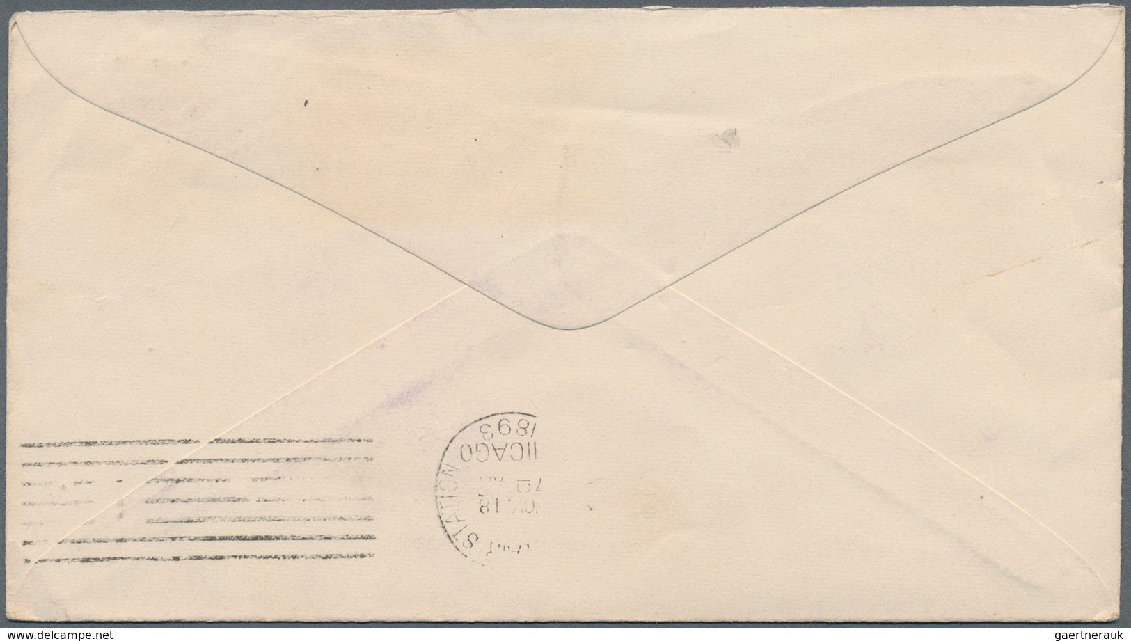 12657 Vereinigte Staaten von Amerika: 1893, Worlds Fair Chicago: Eleven USA/European (stationery) envelope