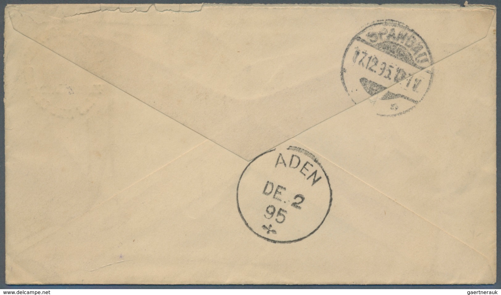 12713 Zanzibar - Ganzsachen: 1895/1896, Two Postal Stationary Envelopes With Diff. Overprints, One With In - Zanzibar (...-1963)