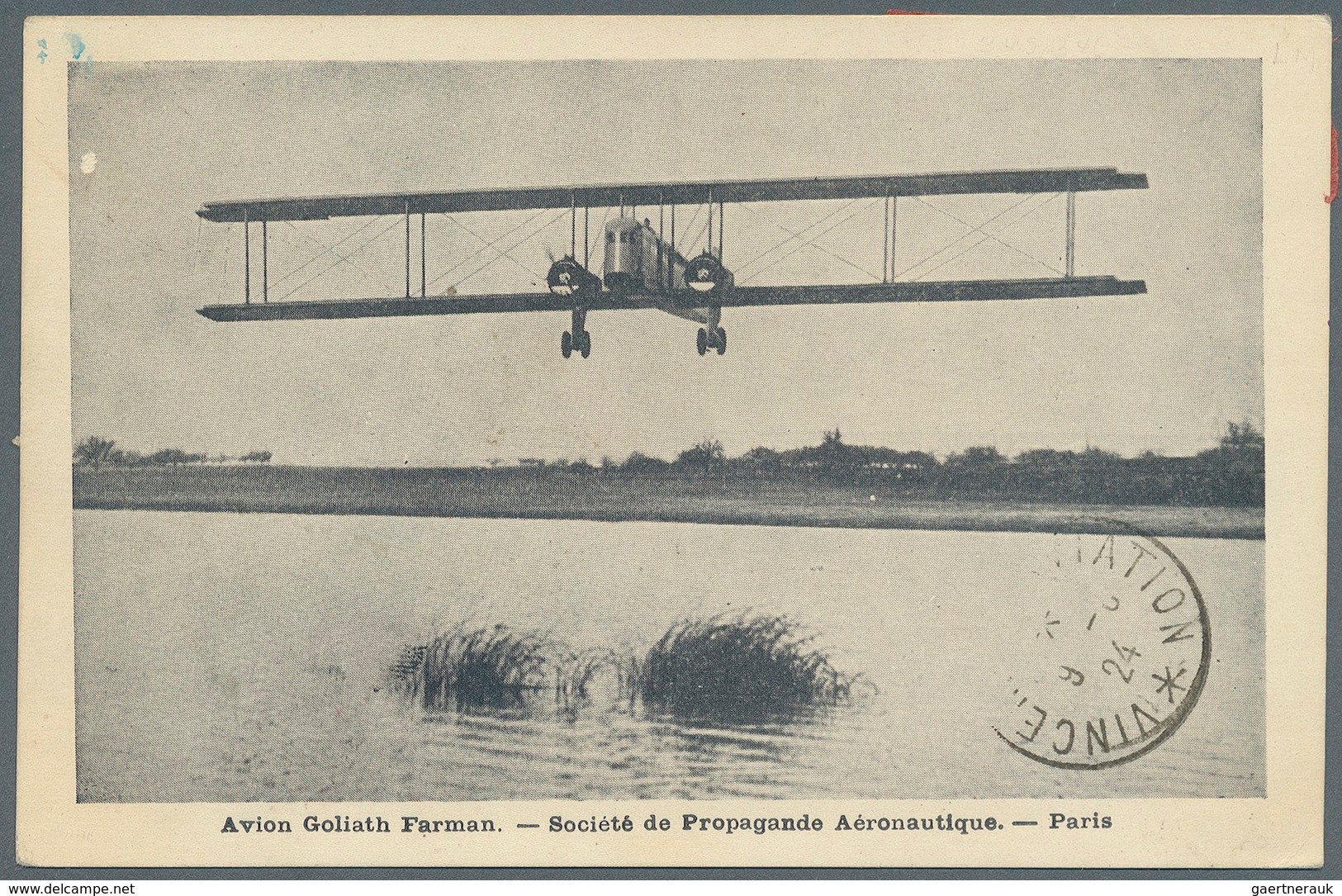 12858 Flugpost Europa: 1924, Frankreich, FRANKREICH/VINCENNES FLUGMEETING 9.6., Mit Flugereignismarken 25. - Autres - Europe