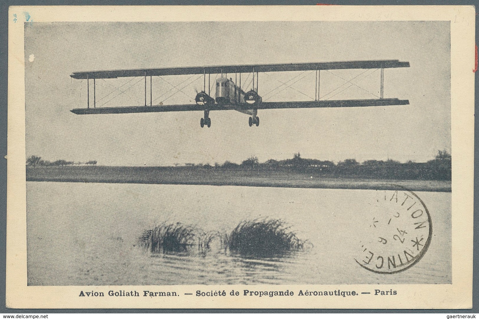 12858 Flugpost Europa: 1924, Frankreich, FRANKREICH/VINCENNES FLUGMEETING 9.6., Mit Flugereignismarken 25. - Sonstige - Europa