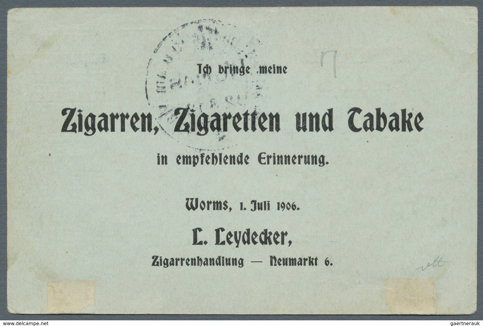 12936 Zeppelinpost Deutschland: 1912, 10 Pfg. Rhein/Main Auf 3 Pfg. Drucksachen-Ganzsache Mit Flugstempel - Poste Aérienne & Zeppelin