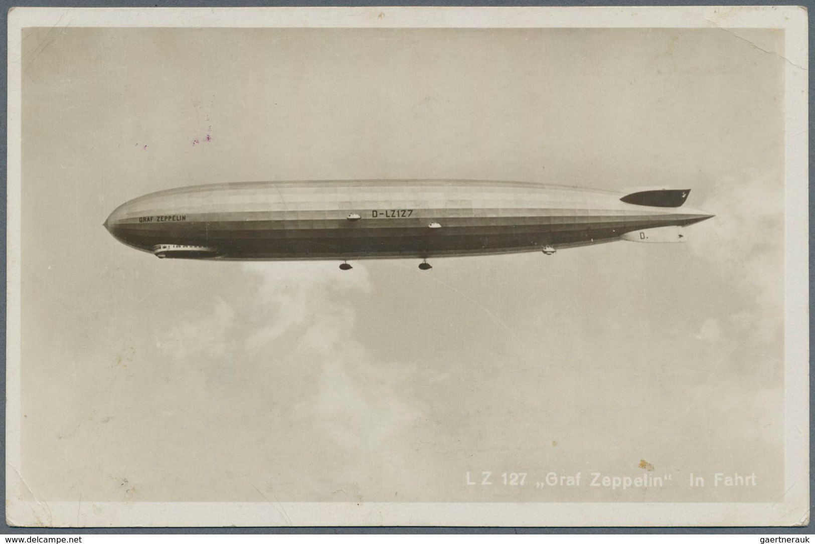 13021 Zeppelinpost Deutschland: 1931, Kurzfahrt In Die Schweiz, Bordpost Vom 2.6., Fotokarte Mit 1 RM Sond - Luft- Und Zeppelinpost