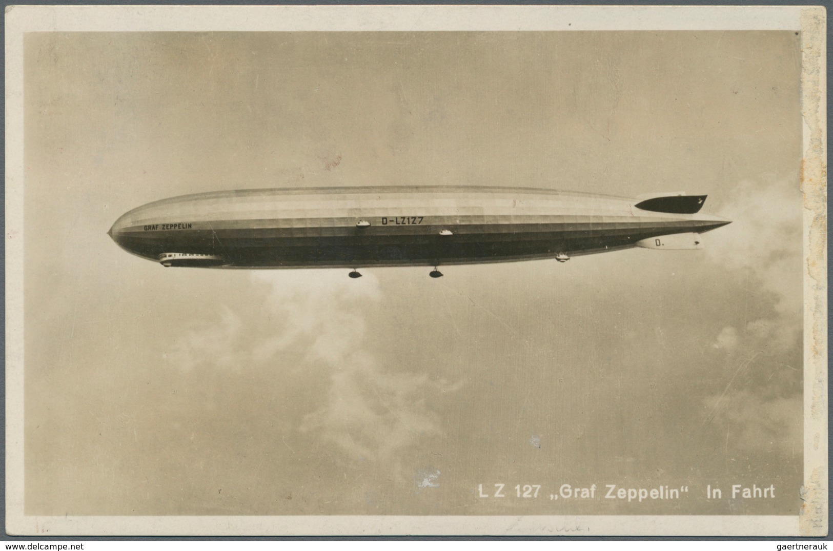 13023 Zeppelinpost Deutschland: 1931, ZEPPELIN ISLANDFAHRT Rückflug Am 3.7. Mit Bordstempel Auf 1 RM Zeppe - Poste Aérienne & Zeppelin