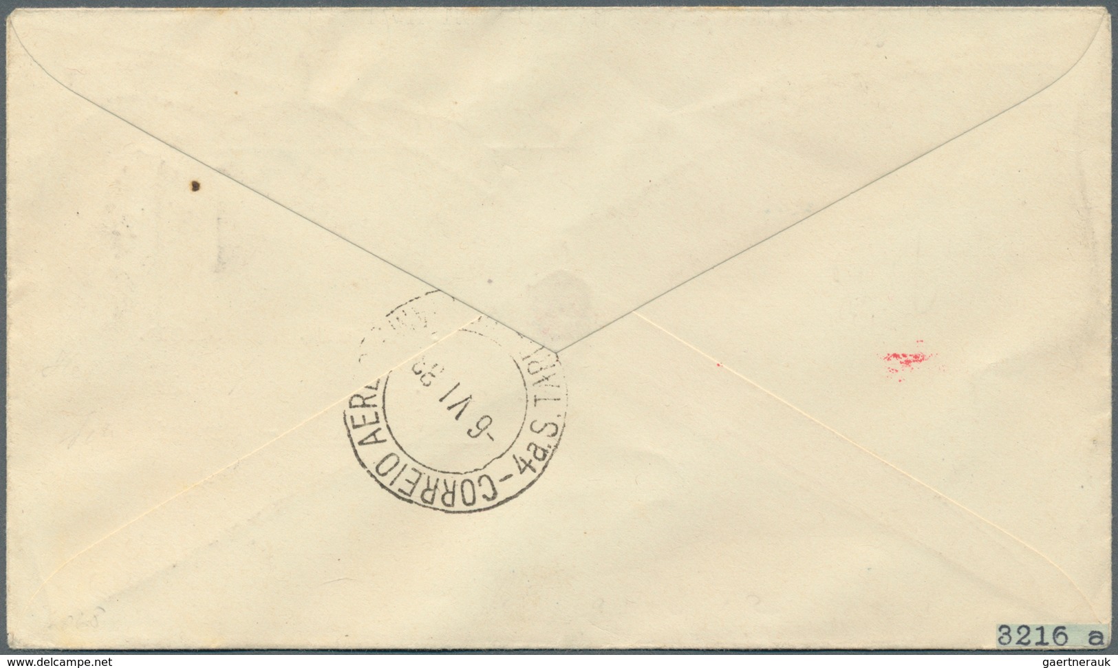 13193 Zeppelinpost Europa: 1933, IRLAND/2.SAF: 12½ P. Portorichtige Zeppelinpost Drucksache Ab Dublin Mit - Sonstige - Europa