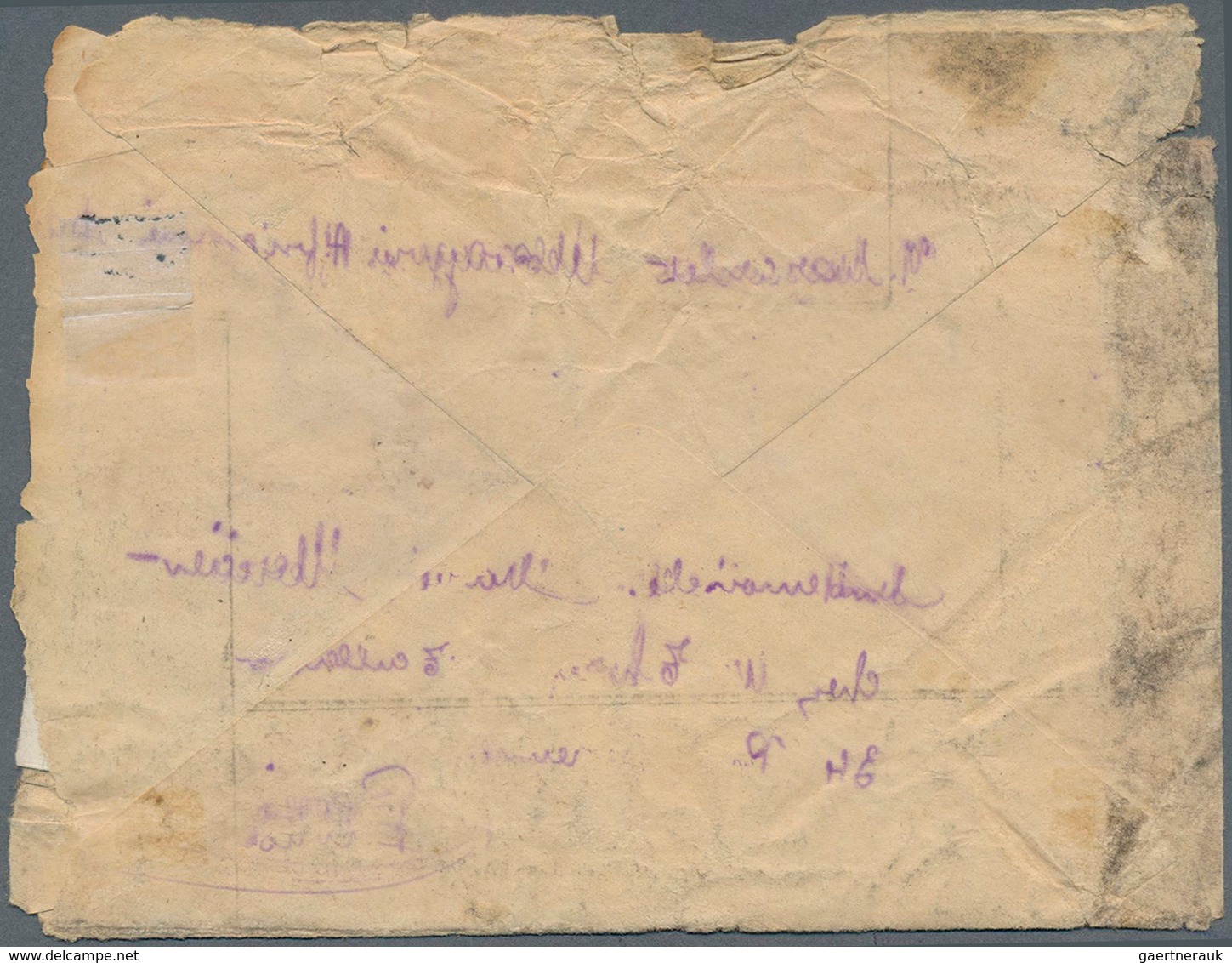 13262 Katastrophenpost: 1928 (15.12.), Casablanca-Toulouse. Accident Of Magrat, Damaged Cover To Paris Wit - Autres & Non Classés
