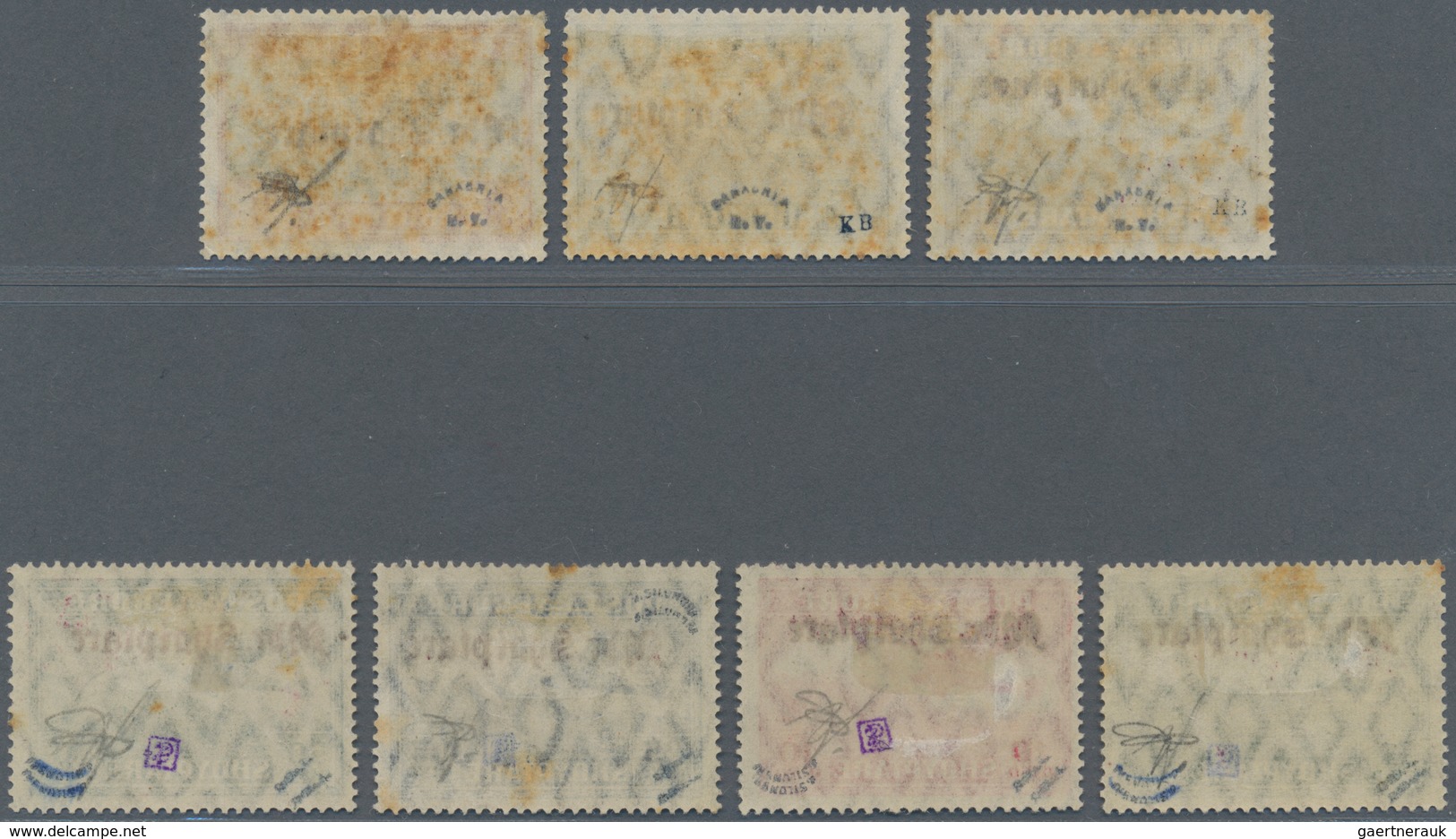 13329 Albanien: 1929. Kingdom. Complete Airmail Set (7 Values) Overprinted In Redbrown "Mbr. Shqiptare". U - Albanien