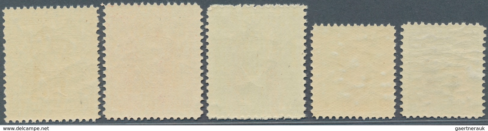 13388 Belgien: 1919/1920, Freimarken König Albert I. Mit Helm, Komplette Taufrische Luxus-Serie Von 14 Wer - Autres & Non Classés