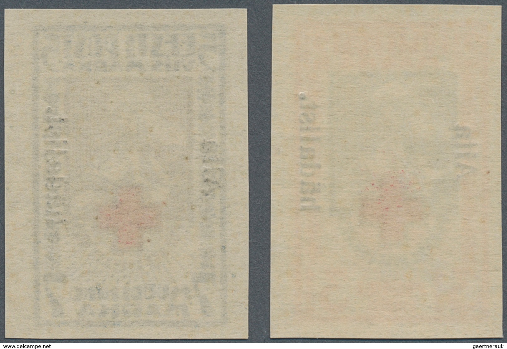 13515 Estland: 1923, 2 1/2 M. Und 5 M. Wohlfahrt "Rotes Kreuz" Postfrisch, Ausgesuchter Luxussatz (ME 300. - Estland