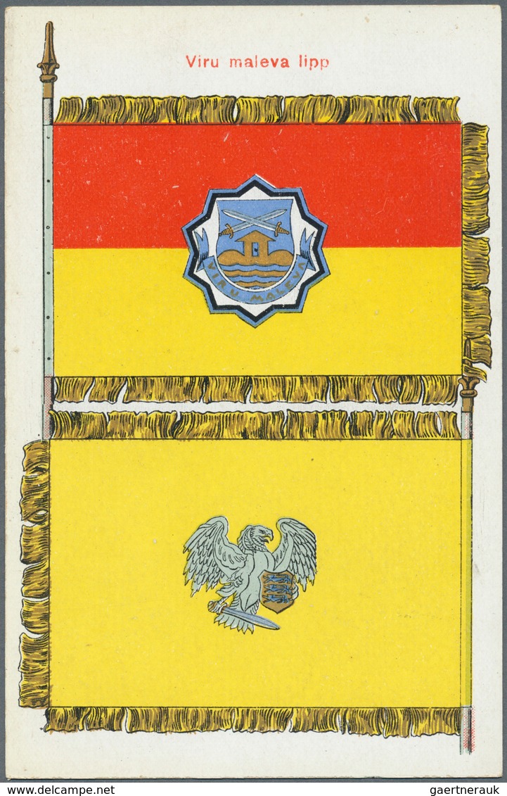 13531 Estland - Besonderheiten: 1925. Picture Postcard Set Of 15 Unused Cards Showing The Various Flags Of - Estland