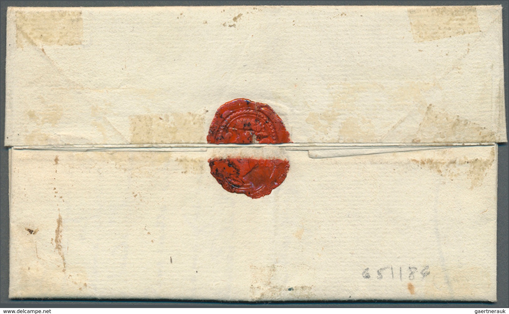 13545 Frankreich - Vorphilatelie: 1766, Parliament Of Britanny, Complete Folded Letter Cover From RENNES A - 1792-1815: Départements Conquis