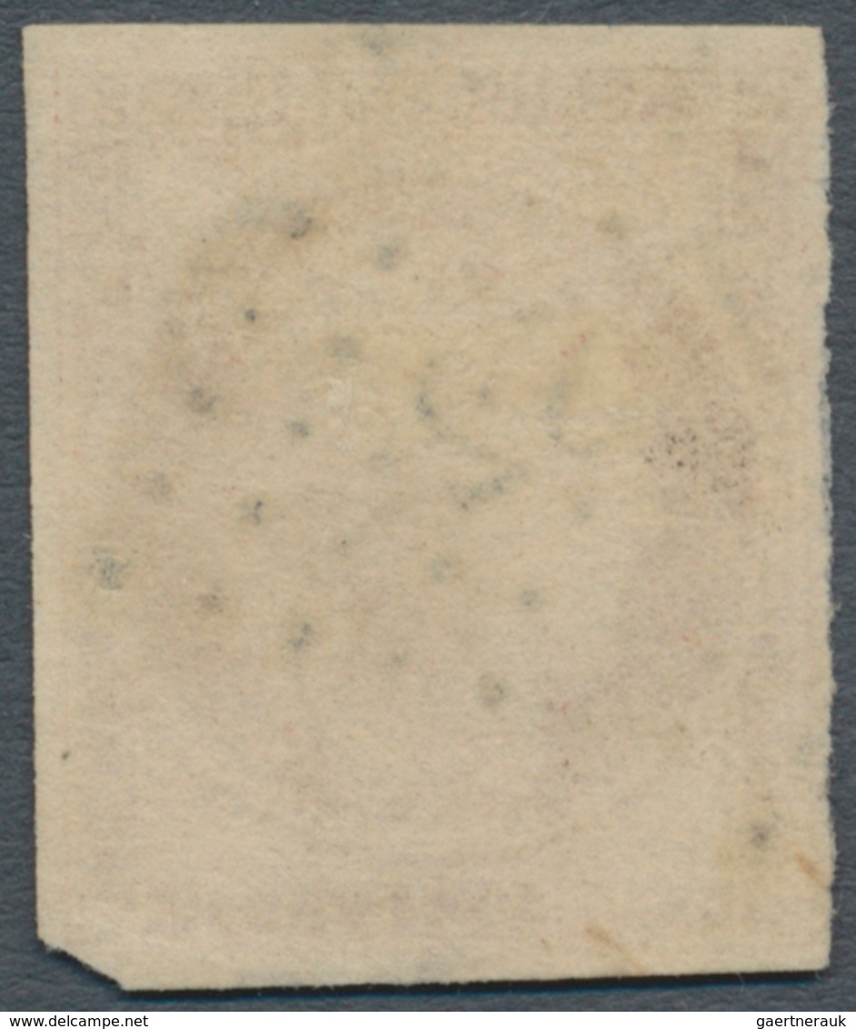 13574 Frankreich: 1849, 1fr. Carmine, Intense Colour, Full Margins, Neatly Oblit. "DS 2". Mi. 1.000,- ?. - Gebraucht