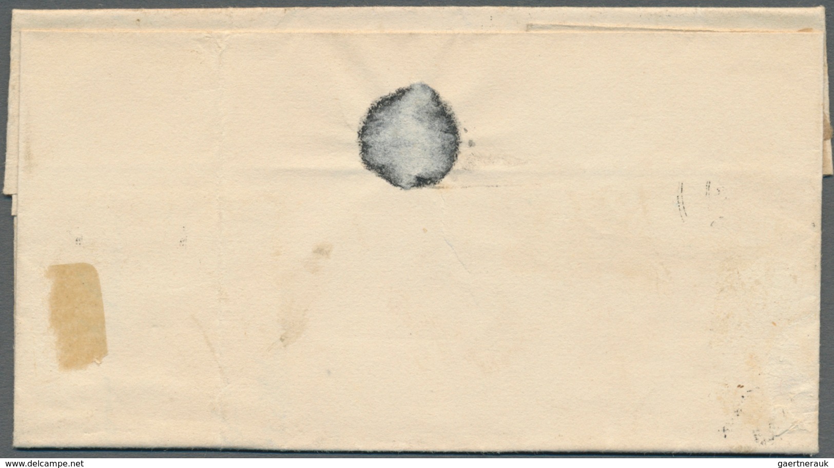 13589 Frankreich: 1856, 10c. Bistre "Empire Nd", Single Franking On Near-distance Lettersheet Written At " - Gebraucht