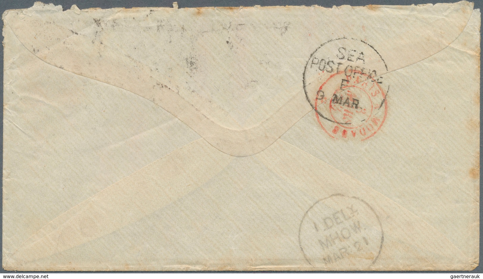 13665A Frankreich: 1883, 25 C Bister/yellow Sage, Single Franking On Cover From BOULOGNE-S-MER, 2 MARS 83, - Gebraucht