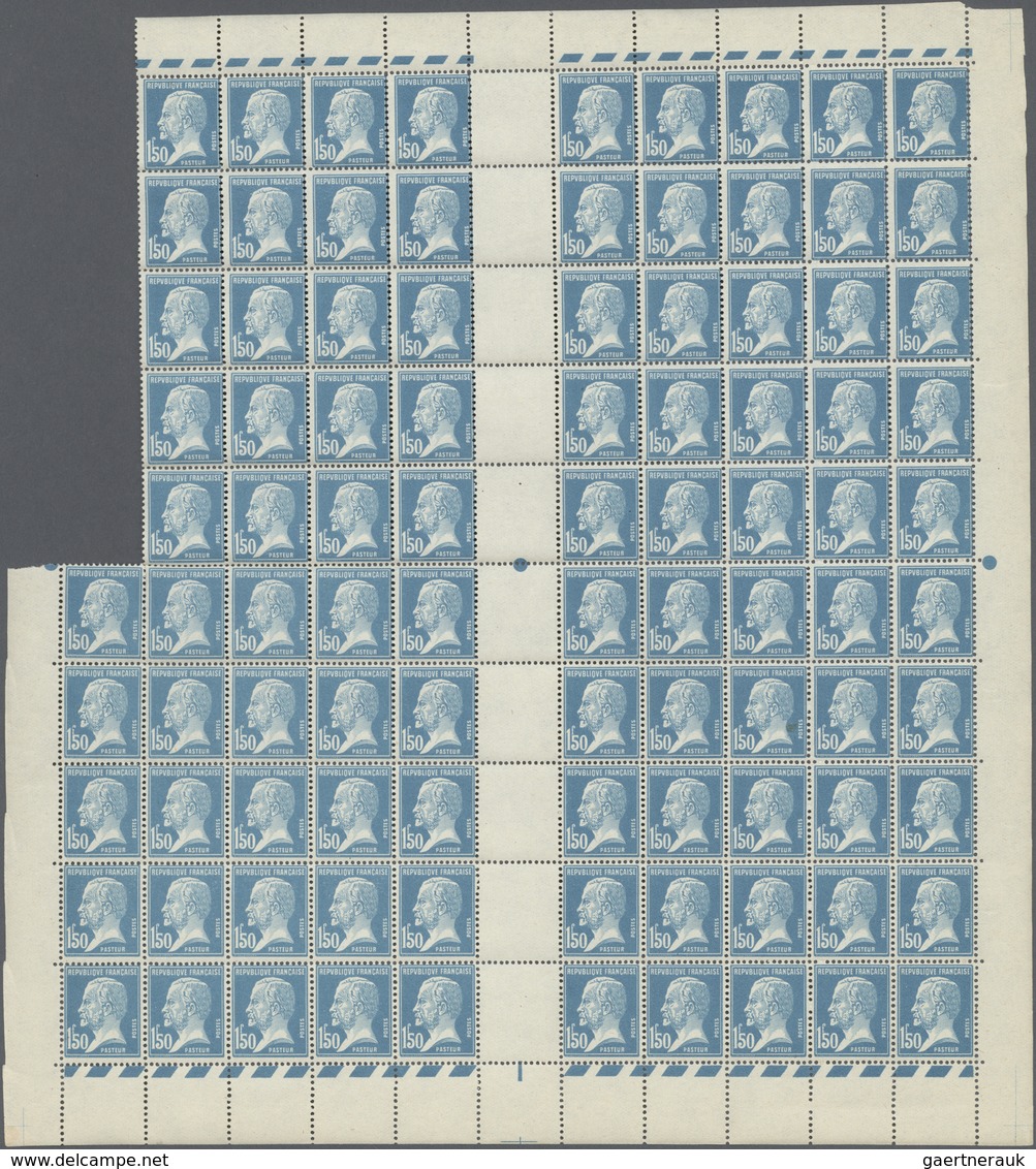 13722 Frankreich: 1926, Postal Forgeries (Faux De Marseille), 50c. Red "Semeuse Lignee" And 1.50fr. Blue " - Gebraucht