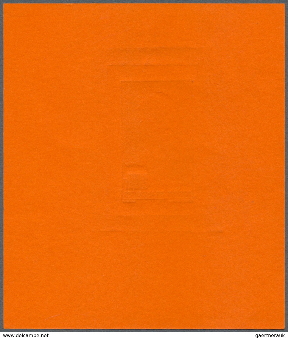 13775 Frankreich: 1942. Typography In Black On Orange Paper For "50fr Marshal Pétain". NON-ISSUED DESIGN B - Gebraucht