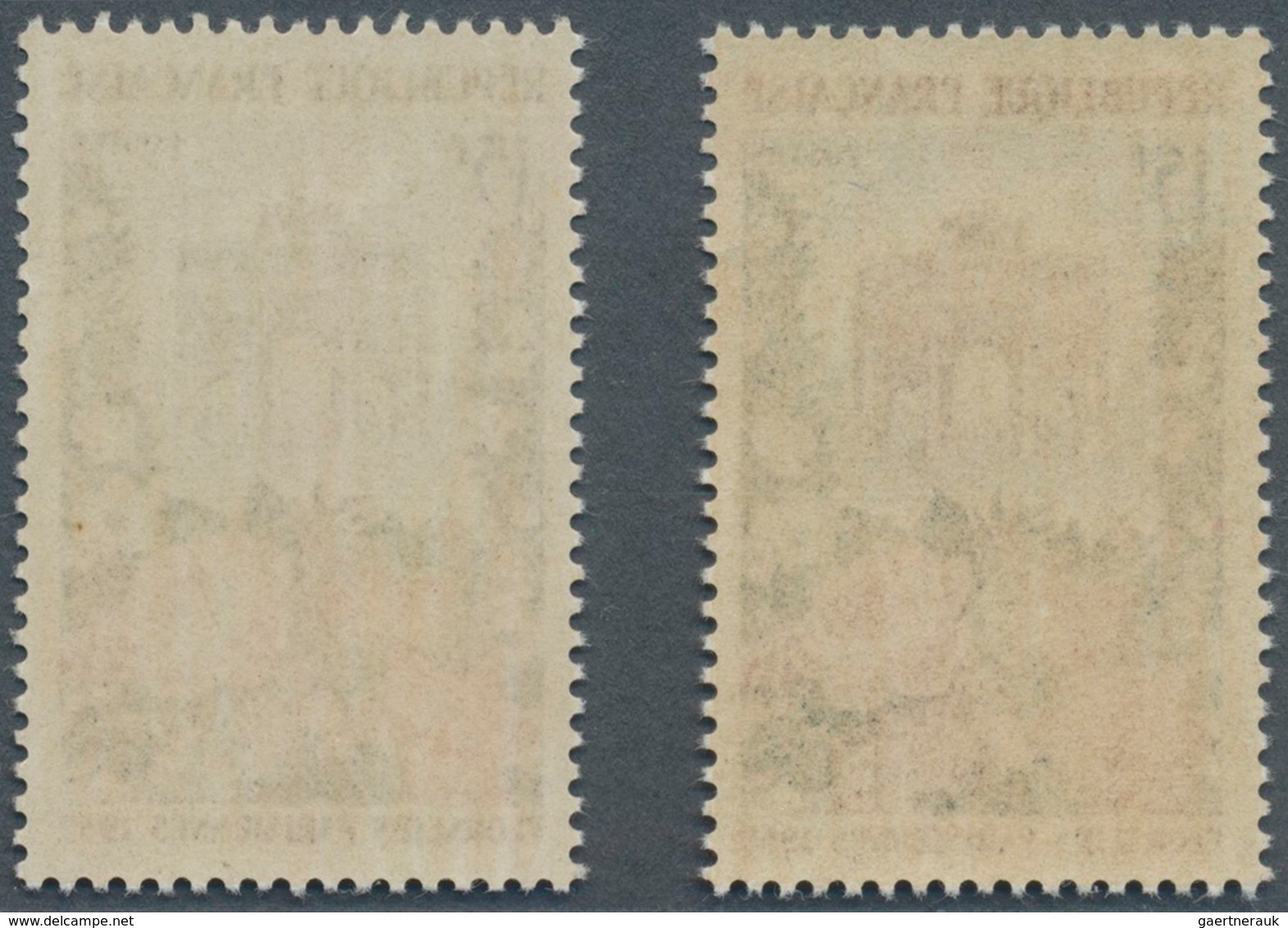 13816 Frankreich: 1959, 15 Fr. "Arc De Triomphe" Once In The Wrong Color "blue Violet", Mint Never Hinged. - Gebraucht