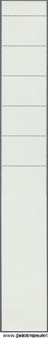 13907 Frankreich: 1993, 200th Anniversary Of Museum Of National History, 2.50fr. Vertical Strip Of Ten Wit - Gebraucht