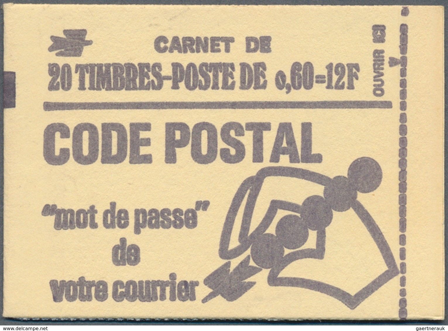 13921 Frankreich - Markenheftchen: 1974. Lot Of 4 Stamp Booklets "0.60fr Marianne De Béquet": 2 Times With - Sonstige & Ohne Zuordnung