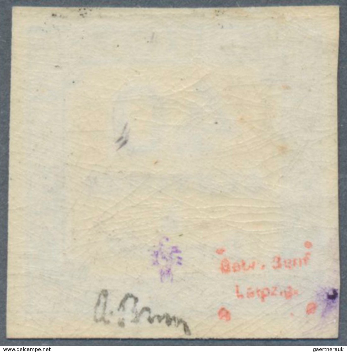 13926 Frankreich - Portomarken: 1871, 40 C. Light Blue, Having Bright Colors And On All Sides Full / With - 1859-1959 Briefe & Dokumente