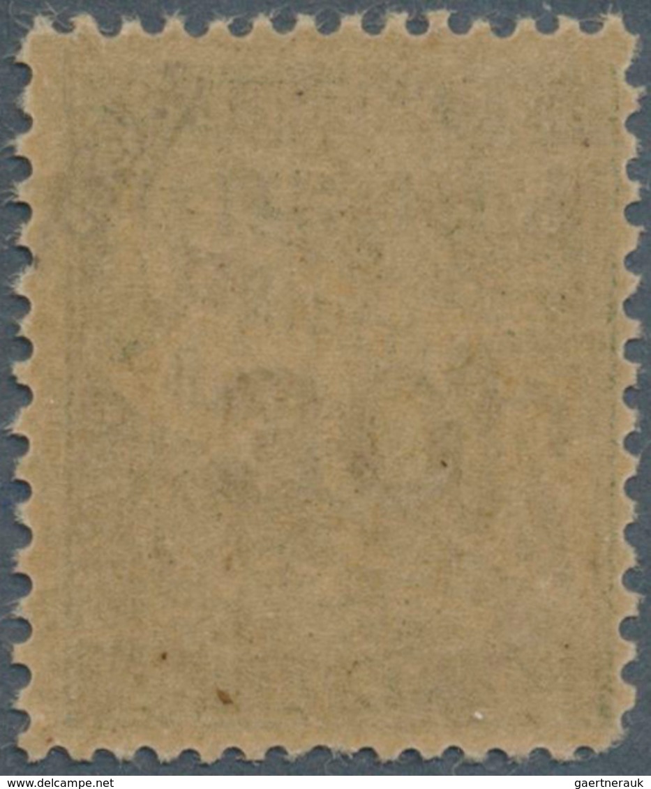 13957 Französische Post In Ägypten - Port Said - Portomarken: 1921. INVERTED OVERPRINT "30 Millièmes" On 2 - Autres & Non Classés