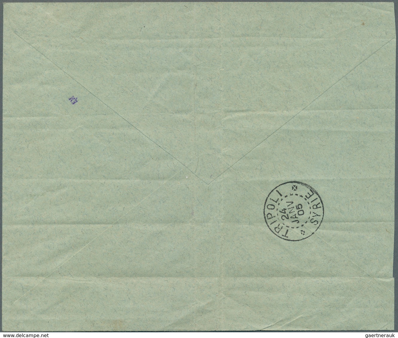 13978 Französische Post In Der Levante: 1905. Single Franking Levant 15c Overprinted "1 Piastre / Beyrouth - Autres & Non Classés