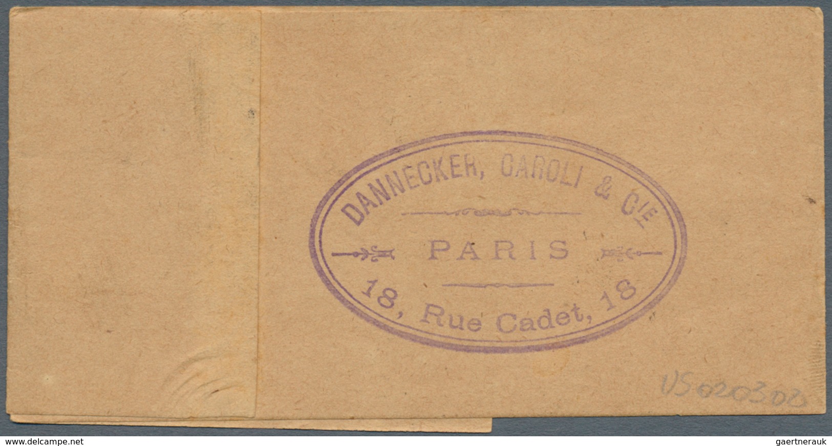 14005 Frankreich - Ganzsachen: 1888/1893, Group Of Three Uprated Wrappers To The Same Address In Rio De Ja - Sonstige & Ohne Zuordnung