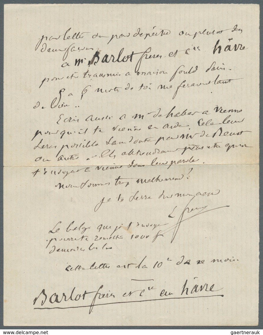 14023 Frankreich - Ballonpost: 1870 (20. Nov.) BALLON MONTÉ: Briefhülle Mit Inhalt Von Paris Nach BERLIN, - 1960-.... Lettres & Documents