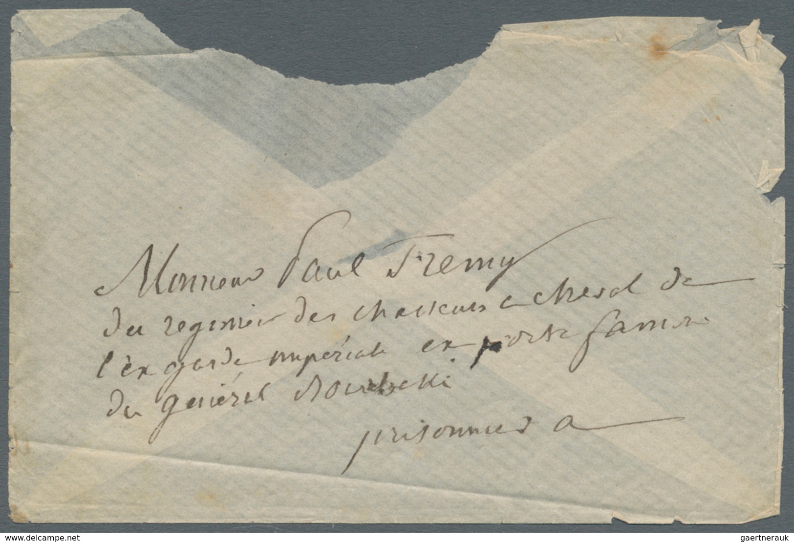 14023 Frankreich - Ballonpost: 1870 (20. Nov.) BALLON MONTÉ: Briefhülle Mit Inhalt Von Paris Nach BERLIN, - 1960-.... Briefe & Dokumente