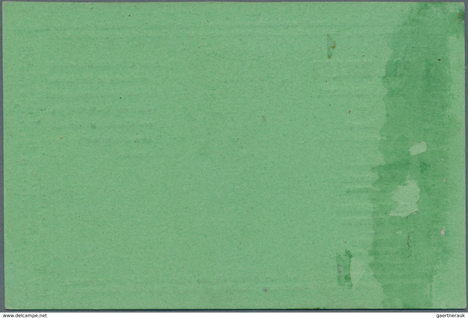 14025 Frankreich - Ballonpost: 1870, Postcard Form Black On Green "PAR BALLON NON MONTE" With Framed Place - 1960-.... Lettres & Documents