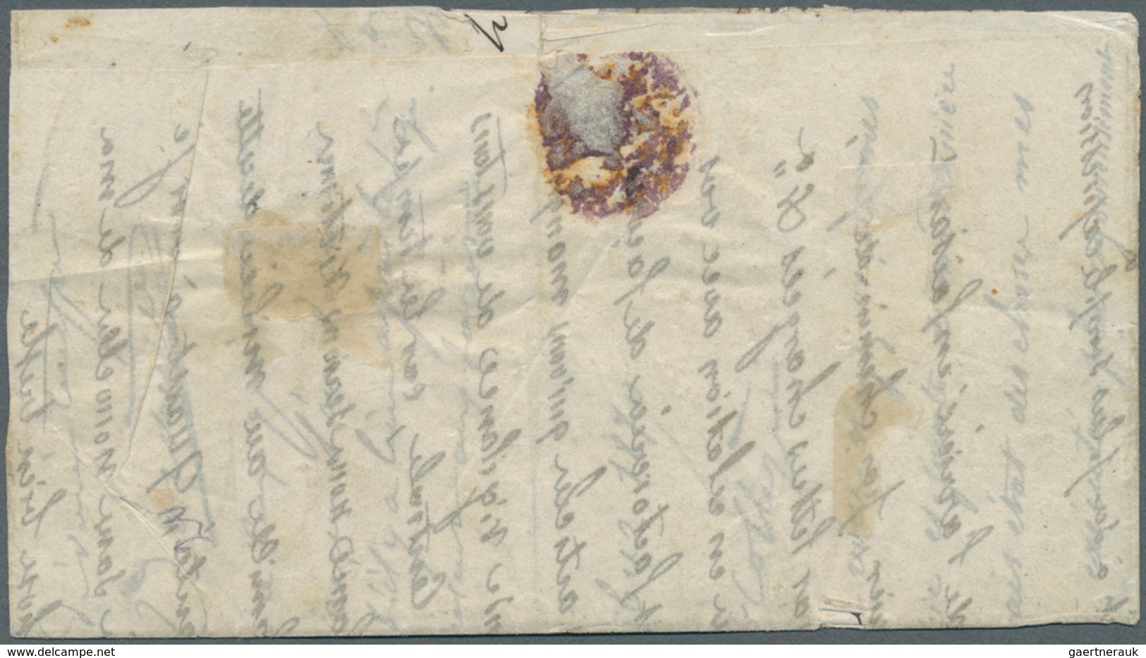 14030 Frankreich - Ballonpost: 1870, 10.11., Most Presumably "LA DAGUERRE", Lettersheet Franked With 20c. - 1960-.... Lettres & Documents
